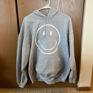 smiley face hoodie
